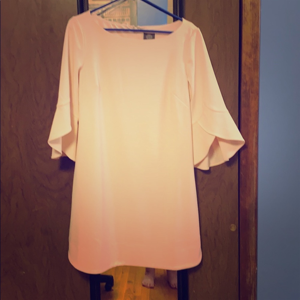 Vince Camuto dress with flutter sleeves.